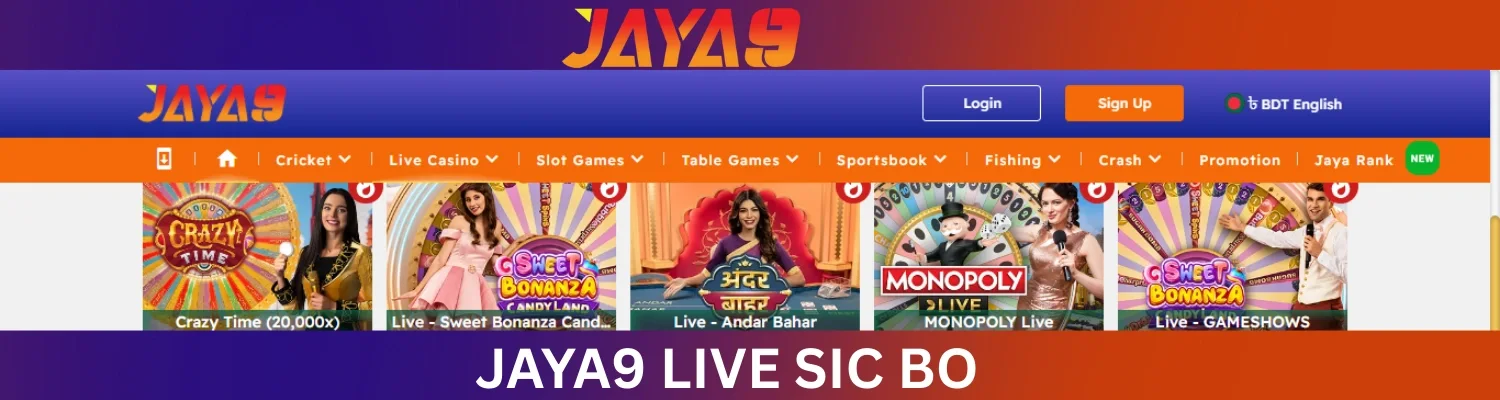 Play live sic bo casino dice online now!