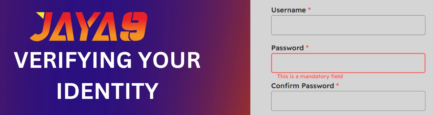 User identity verification form